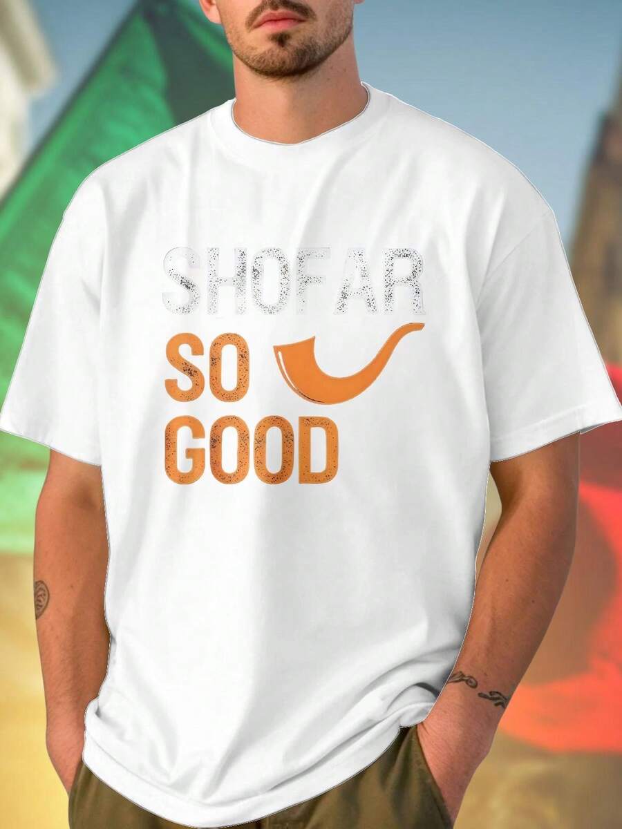SHOFAR SO GOOD T shirt uomo moda estiva casual cotone maglietta  novità regalo originale per giovani must have abbigliamento maschile offerte speciali fashion style