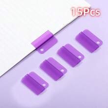 5/15/30/50个彩色索引夹、多功能书签、高品质文件分隔符、回形针 - 彩色 - 查看 25