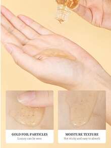 IREV 30毫升24K金玻尿酸精华液，含金箔，减少皱纹，紧致肌肤，富含维生素E和视黄醇玻尿酸精华 - 黃色 - 查看 7