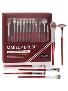 MAANGE 3/5/7/12/15/30件套专业眼部化妆刷套装，包含眼影刷、眉刷、混合刷、眼线刷，柔软纤维材质，方便携带，是理想的旅行化妆工具，也是送给女性和女孩的礼物。套装包含纸盒包装，是化妆刷套装、化妆刷套装、全套化妆工具、化妆刷套装、全套化妆工具、化妆刷套装、化妆礼品套装等。