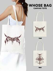 Kpop Idol /SKZ, Domin ATE ,KPOP Fan Support Tote Bag,Handbag, Reusable Shopping Bags, Foldable Large Capacity Casual Grocery Bags,Support Tote Bag,Handbag, Reusable Shopping Bags, Foldable Large Capacity Casual Grocery Bags,Tote Bag