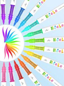 240/120/72/56/24/8 Farben Acrylstifte, flüssige Tinte mit weicher Spitze, für Studenten, nicht transparent, mischbar, vielfältige Farboptionen, Aquarellpinselstift, hochwertige Kunstbedarf, Schul- und Lernbedarf