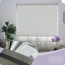 100 Blackout Roller Shades Window Blinds For Home And Office Cordless Blinds With Waterproof Shade Fabric Samples For Complete Light Blocking And Privacy In Living Rooms Bedrooms And Workspaces - Z-Multicolor - View 1