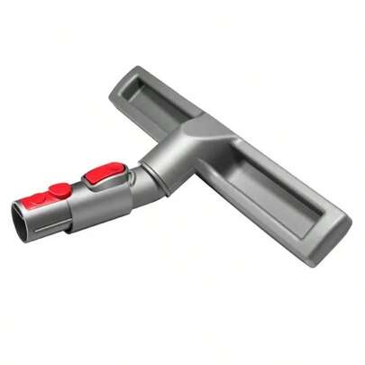 Premium Horsehair Dust Brush Attachment - Compatible With Dyson V7, V8, V10, V11, V15, DC59, And More - 11.8-Inch Floor Cleaning Tool With Red Bristles And Gray Handle, Ergonomic Design | Construction