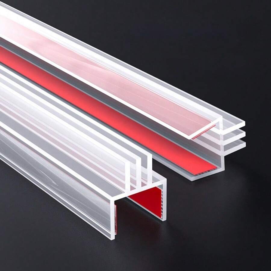 1/3 Meter Silicone Rubber Window Sealing Strip Portable Glass Door Fixture Weatherstrip Household Door Window Seal Gap 5-10mm Waterproof - Multicolor - View 1