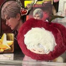 3pcs Qin Che Cherry Brucella Head Pendant Plush Cute Mephisto Bag Pendant Deep Space Qin Che Fan Plush Doll