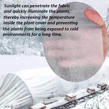 1pc Thickened Plant Covering Net - Warm In Autumn/Winter, Bird & Insect Proof, Suitable For Gardening Plants, Vegetables, Seedlings, Trees, Cooling, Sun Protection, All-Round Garden Plant Covering