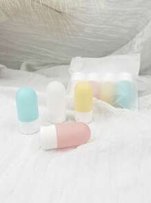 4 件便携式 60ml 水润乳液分装瓶旅行瓶防漏可再填充乳液容器旅行必需品旅行配件旅行必备品海滩度假暑假学校配件返校用品