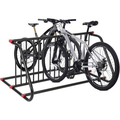 Commercial Grid Bike Rack, Single & Double Sided, Bicycle Storage Stand, Commercial Bike Rack For Stores, Parks, Schools And More, 10-Bike Capacity