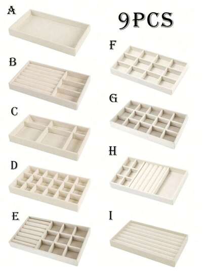 1pc Multi-Functional Jewelry Box, Jewelry Tray, Jewelry Organizer, Velvet Ring Earring Holder Display Stand, Jewelry Storage Box, Perfume Tray, Essential For Summer Seasonal Storage, Detachable Jewelry Display Stand, Stackable Tray, Suitable For Jewelry, Rings, Earrings, Necklaces, Bracelets Storage, Lipstick & Ring Organizer, Gift For Friends, Mom, Mother's Day, Valentine's Day Bag,Room Decor, Bags,Makeup Bag,Vanity,Travel,Make Up Bag,Travel Essentials,Organizer,Storage,Travel Essential,Makeup Organizer,Makeup Bags,Make Up Organizer,Organiser,Toiletry Bag,Desk Organiser,Cosmetic Bag,Makeup Pouch,Make Up Organize,Vanity Accessories,Make Up Pouch,Make Up Bags,Jewellery Box,Pouch,Makeup Brush Holder,Brush Holder,Perfume Organiser,Pouch Bag,Gifts For Women,Christmas Gifts,Gift Ideas For Women,Room Decor