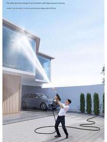 New High Pressure Car Wash Gun, Portable Rechargeable Battery Car Wash Device, Wireless Car Wash Machine Dedicated High Pressure Water Gun - Multicolor - View 5