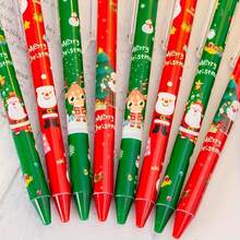 8/10 piezas Bolígrafos de dibujos animados navideños neutros - Adecuados para la escuela y la oficina, conjunto de regalo de escritura único, bolígrafos lindos y distintivos