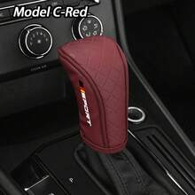 PU Leather Car Shift Handle Cover Gear Lever Decor Protective Cover For Audi For BMW For Mercedes Benz For VW For - one-size - View 14