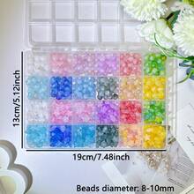 12/24 件优雅亚克力星形珠，闪亮和哑光饰面，多种颜色，适合 DIY 珠宝制作、手链和项链工艺品 - 星星 - 查看 15