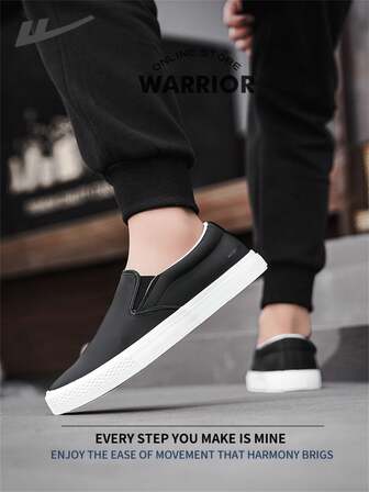  Warrior Men's Sports ShoesSpring And Autumn Comfortable Modest Style Casual Yet Sleek Sneakers Applicable Throughout The Year Wear-Resisting All-Day Wear Training Sneakers Running Shoes Canvas Shoe Slip On
