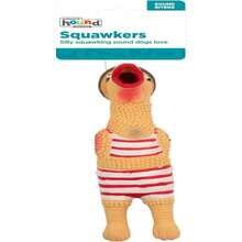 Outward Hound By Charming Pet Squawkers Earl Latex Squeaky Rubber Chicken Dog Toy, Funny Interactive Holiday Toy For Dogs, Large Size