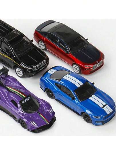 Burago 1:64 Legierung Modellauto Serie - offiziell lizenziert BMW & (mit Stoßdämpfer) / Sammlerstück Mini Rennwagen / 2025 Neu