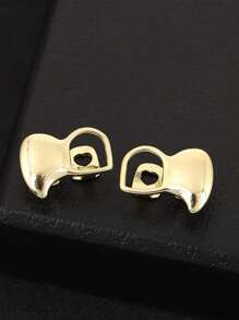 1 套单侧空心尖牙组合底部 6 颗尖牙金属嘻哈牙齿饰品，适用于万圣节、节日、男女通用 - 彩色 - 查看 5