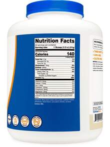 Nutricost Isolate Whey Protein Powder (Vanilla), 5 Pounds | Whey Protein Isolate, Muscle Building, Non-GMO, Gluten Free, Nutricost, Premium Quality - Vanilla - Xem 5