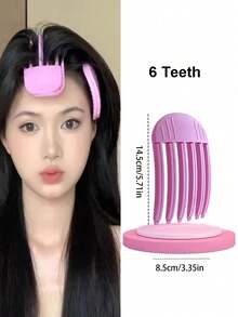 2 Stücke/1 Stück flauschige Haarspangen, Locken Pony Spangen, Haarwurzel Volumen Spangen Set für Frauen, Mode Haar Locken Spangen, Haarstyling Set, Haarstyling Werkzeuge, Schönheits-Accessoires für Zuhause, Geschenke, Haarstyling Werkzeuge für Friseur Salon, Schönheits-Reiseprodukte, Haarpflege, Haaraccessoires - Verschiedenfarbig - Übersicht 10