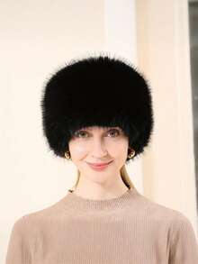 3pcs Women's Solid Color Faux Fur Headband, Scarf And Wrist Cuffs Set, Comfortable Polyester Accessory Kit Winter Outfits Fall Valentines Gift - Multicolor - View 9