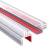 1/3 Meter Silicone Rubber Window Sealing Strip Portable Glass Door Fixture Weatherstrip Household Door Window Seal Gap 5-10mm Waterproof - Multicolor - View 4