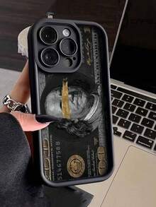 غطاء هاتف مطبوع بنقش دولار سميك مقاوم للسقوط، متوافق مع أجهزة 16/11/16pro/16plus/16promax/16e/15Promax/13/14/12/XS/XR/7G/8P