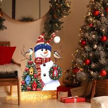 Cartoon Weihnachtsmann Wandaufkleber, geeignet für Weihnachtstür Aufkleber, Schlafzimmer, Wohnzimmer, Arbeitszimmer, Weihnachtsbaum Dekorationsaufkleber, selbstklebende Wandaufkleber, Feste, Partys, Atmosphäre, Dekoration