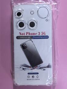 1 件透明手机壳适用于 Moto、OnePlus、Nothing 系列，简约纯色手机保护套，轻巧防摔 TPU 外壳（军用级防摔保护）防水防震防刮 - 無色 - 查看 132