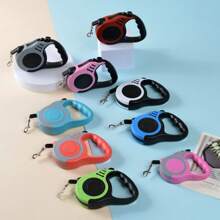 1pc Pet Retractable Leash, Bone Shaped Dog Walking Leash