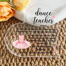 Centros de mesa, regalos únicos para maestros - Decoración de escritorio para maestros de danza, decoración de oficina para mujeres, decoración de habitación linda, decoración del hogar estética, regalos únicos para el cumpleaños de mujeres, regalos para maestros