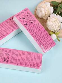 50pcs/100pcs/200pcs Pack Wax Strips For Hair Removal, Waxing Accessories, Hair Products And Accessories For Barber Salon Beauty Travel Essentials,Elegant European Style, Modern Style, Birthday Party, Autumn Elements, Middle Eastern National Day, Halloween