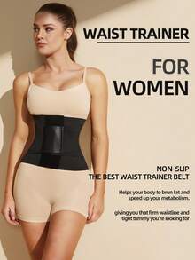 1 件女士塑身腰带 - 黑色 - 查看 2