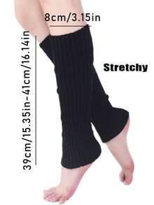 1/2/3 件女式霓虹暖腿套，适合 80 年代风格、旅行、户外运动、万圣节派对、礼物 - 多色 - 查看 10