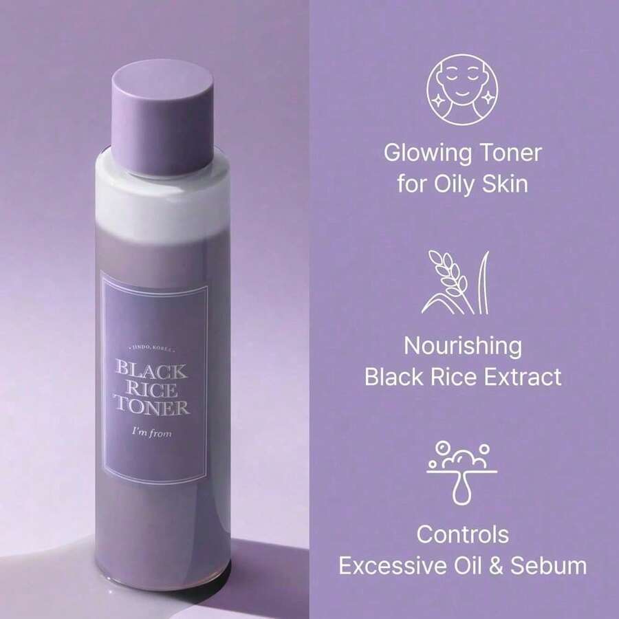 [I'm From] Miniature Of Black Rice Toner For Oily Skin, Sebum Control Toner 30ml - Black Rice 30ml - View 1