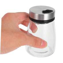 Caja de especias, botella de vidrio, dispensador de especias de cocina, bandeja para empanizar, coctelera, botella de especias, tarro de especias para acampar