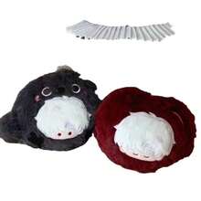 3pcs Qin Che Cherry Brucella Head Pendant Plush Cute Mephisto Bag Pendant Deep Space Qin Che Fan Plush Doll