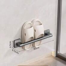 Toallero de ventosa, de barra simple o doble, estante colgante para el baño, barra para el baño, soporte para toallas sin taladrar, estante de almacenamiento para el baño, decoración del hogar, organizador de baño, decoración de otoño, de vuelta a la escuela
