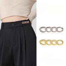 1/2pcs Skirt Waist Cinching Tool, Jeans Waist Circumference Big Change Small Pants Waist Tightening Adjustment Buckle Versatile Brooch Buckle Needle Waist Cinching Buckle - Multicolor - View 7