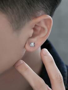 1 paire de boucles d'oreilles clip magnétiques hypoallergéniques de 6 mm sans perçage, convenant pour le port quotidien des hommes, les cadeaux de Noël, du Nouvel An, de la Saint-Valentin et de Pâques