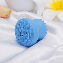 3pcs Silicone Cleansing Brush, Cute Octopus Face Wash Tool, Soft Bristles For Gentle Cleansing, Hypoallergenic, Aluminum-Free, Suitable For All Skin Types - Màu sắc ngẫu nhiên - Xem 10