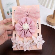 6 Pieces Cute Baby Headband Set, Hair Accessories For Girls And Toddlers, Headwear For Infants