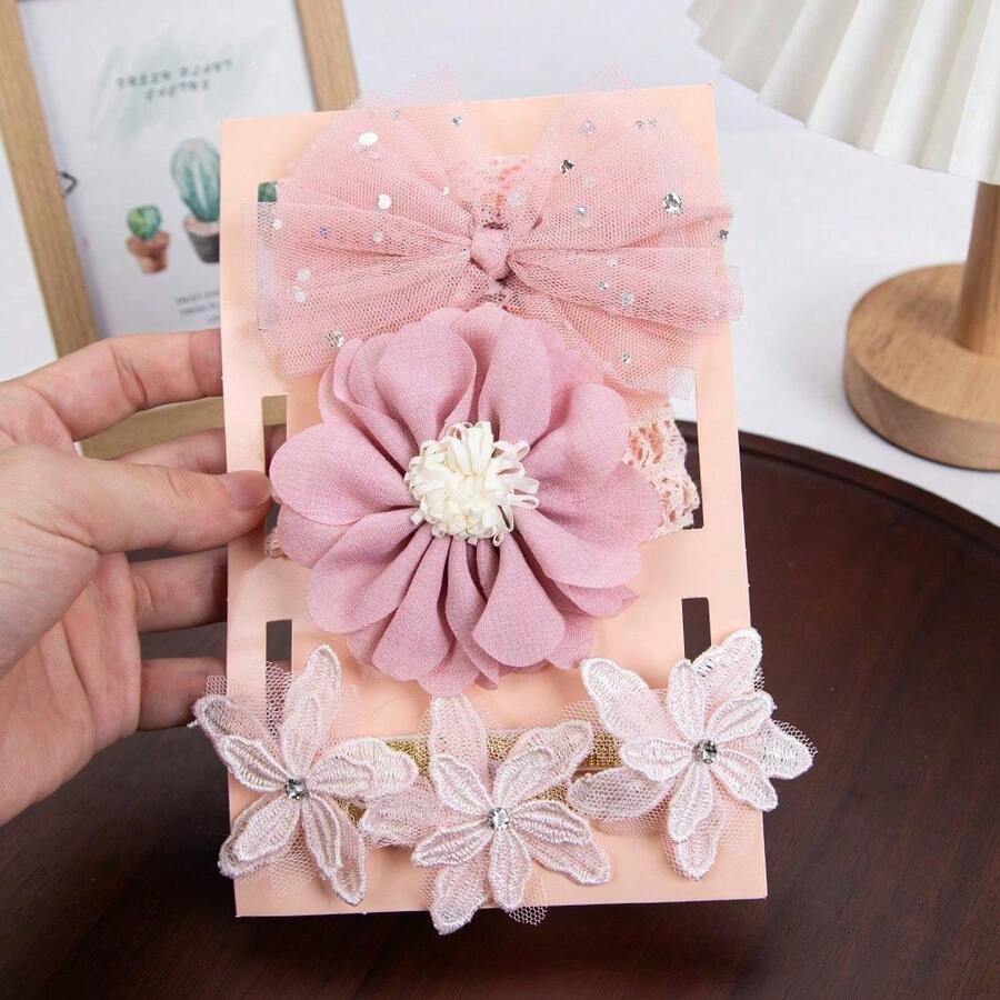 6 Pieces Cute Baby Headband Set, Hair Accessories For Girls And Toddlers, Headwear For Infants