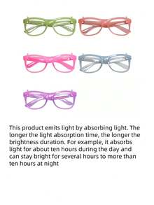 A Headband With Glow-In-The-Dark Cat Ears, An Urban Style For Parties (Note: The Color May Be Slightly Different From The Photo Taken In The Dark. 6 Pieces Of Headband And Hair Band Luminous Cat Ear Headbands, Luminous Crown Headbands, Solid-Color Plastic Headbands For Parties, Festivals And Celebrations, Luminous Cat Ear Headbands, Street Party Headbands, Headbands, Hair Bands - Multicolor - View 8