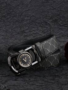 beaytar 1 件新款时尚男士皮带，经典男士自动扣腰带，休闲户外男士裤带，百搭街头风格男士腰带 - 彩色 - 查看 5