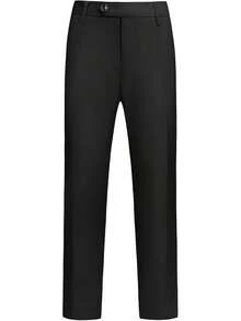 Boys' Formal Tuxedo Suit Set - 2 Piece Sequin Blazer & Satin Pants (4-16Y) - Red - View 4