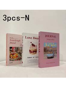 1 cái/3 cái Đồ trang trí sách giả tối giản, Đồ trang trí sách giả phong cách thành phố hiện đại, Sách giả phong cách Bắc Âu cho phòng khách, nhà ở, quán cà phê, trưng bày, đạo cụ chụp ảnh - Nhiều màu - Xem 17