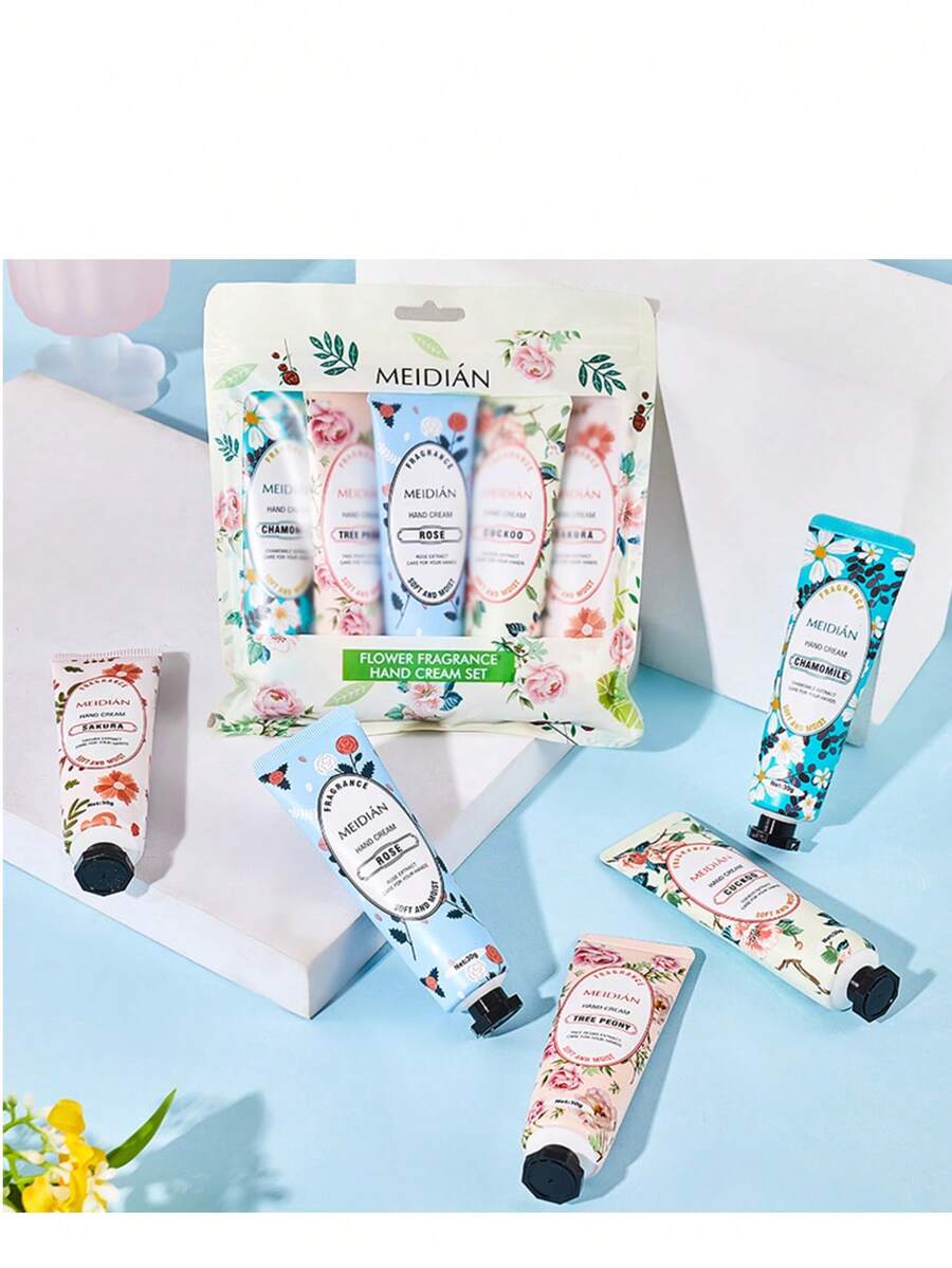 5 Stücke fruchtduftendes Handcreme-Set