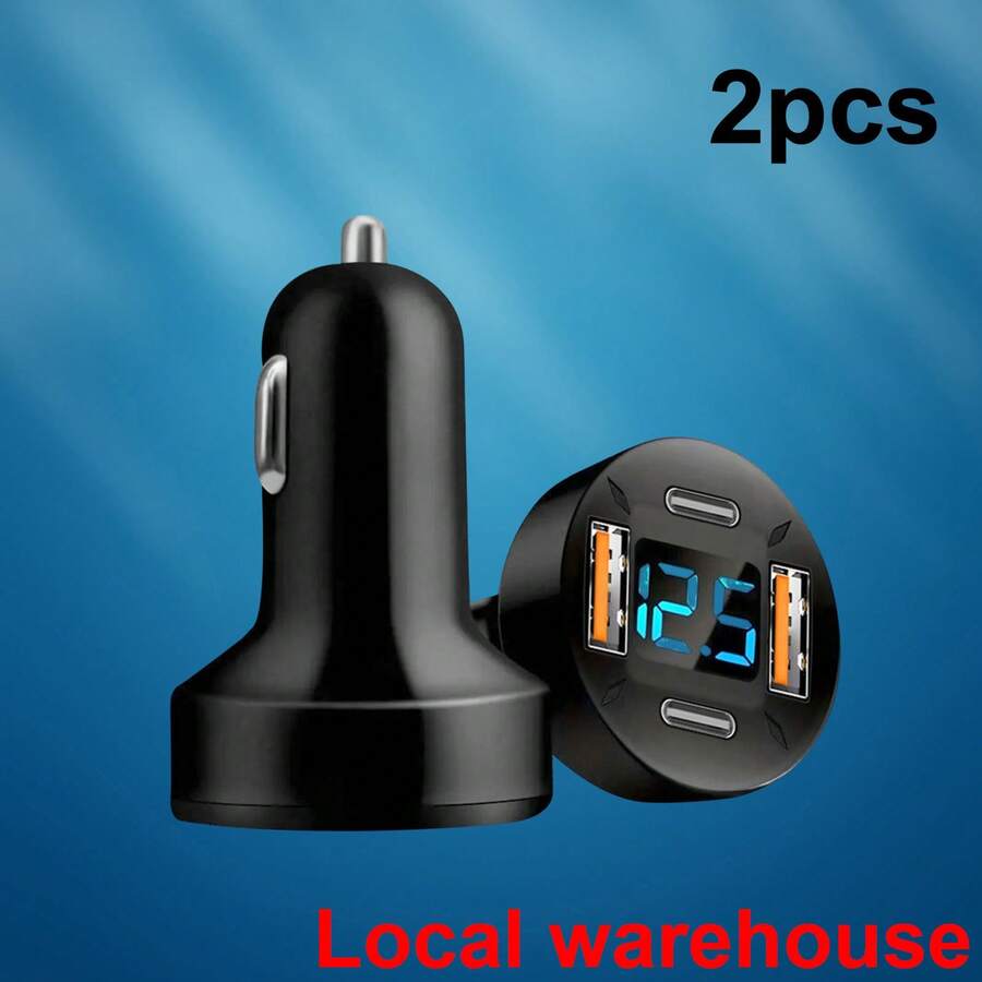 Car Charger Fast Charge Dual Port USB Cargador Carro Lighter Adapter For I Phone 16 15 14 13 12 11 Pro Max X XR XS 8 Plus 6s, IPad, - 彩色 - 查看 1