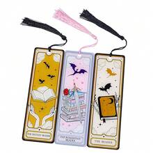 1 Thẻ đánh dấu bài Tarot dễ thương dành cho người yêu sách, hàng hóa lãng mạn giả tưởng đen tối dành cho phụ nữ thích đọc sách, phụ kiện Booktok, quà tặng cho người yêu sách, đồ dùng học tập, trở lại trường - Nhiều màu - Xem 16